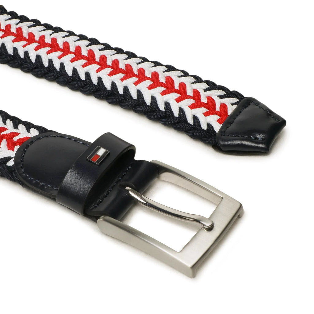 Cinturones Hombre Tommy Hilfiger Adan Elastic 3.5 Verde